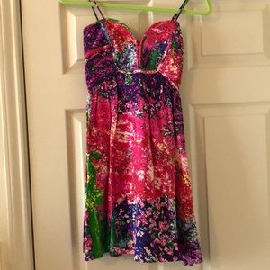 Paint splattered Parker dress